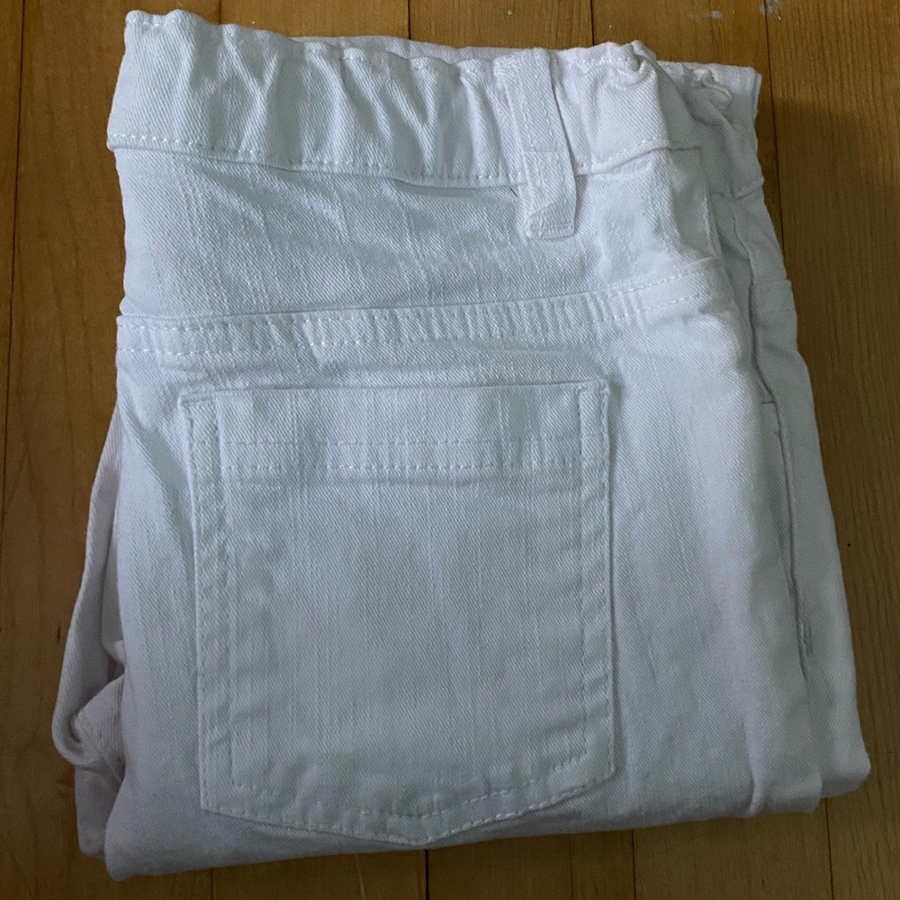 Girls white skinny jeans